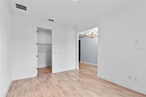 Chandelier, Empty room, Interior, Wood Texture Flooring