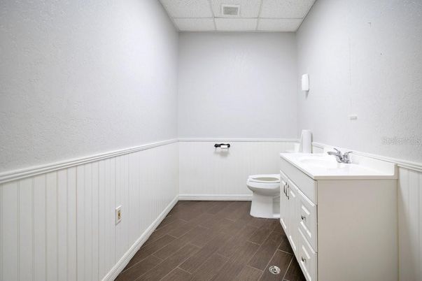 Bathroom, Interior, Wood Texture Flooring
