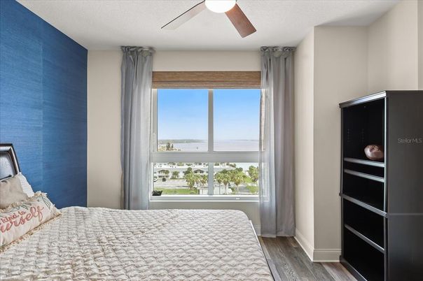 Bedroom, Interior, Water, Wood Texture Flooring