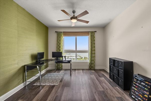 Home Office, Interior, Wood Texture Flooring