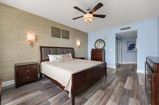 Bedroom, Interior, Wood Texture Flooring