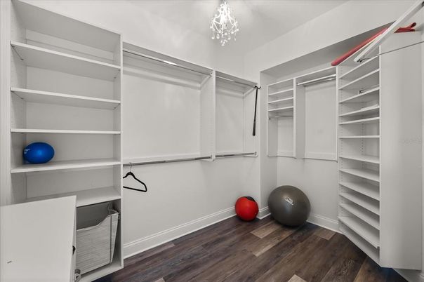 Interior, Walk-in Closets, Wood Texture Flooring