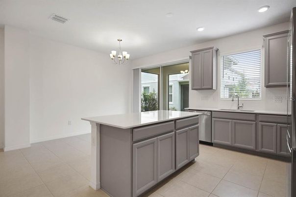 Chandelier, Interior, Kitchen, Recessed Lighting