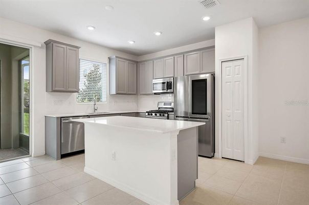 Interior, Kitchen, Recessed Lighting, Stainless Steel Appliances