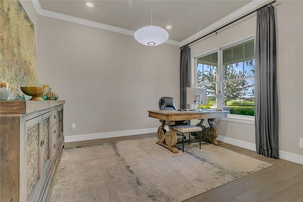 Home Office, Interior, Pendant Lights, Recessed Lighting
