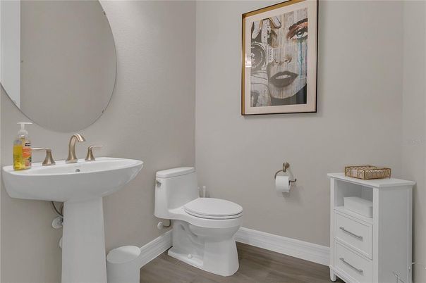 Bathroom, Interior, Wood Texture Flooring