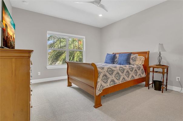 Bedroom, Interior, Recessed Lighting