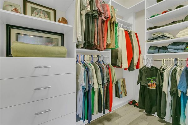 Interior, Walk-in Closets, Wood Texture Flooring