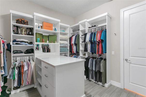 Interior, Walk-in Closets, Wood Texture Flooring