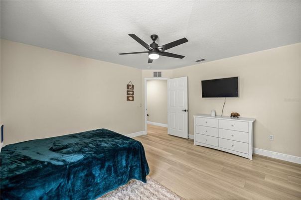 Bedroom, Interior, Wood Texture Flooring