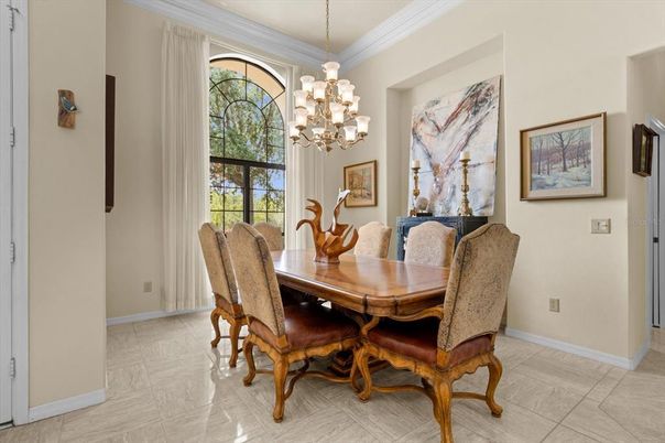Chandelier, Dining room, Interior