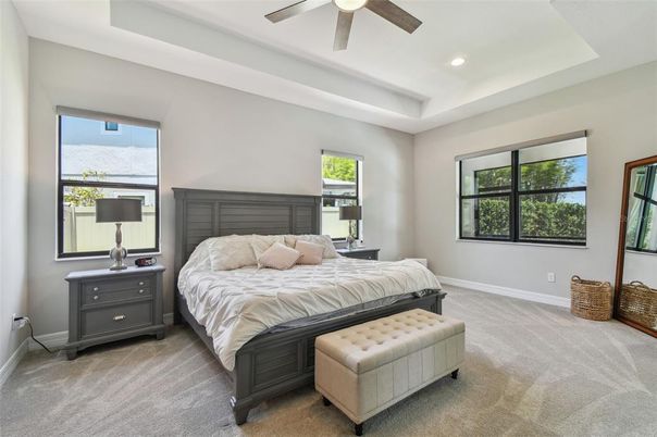 Bedroom, Interior, Recessed Lighting