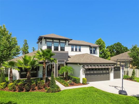 Attached, Exterior, Facade, Mediterranean