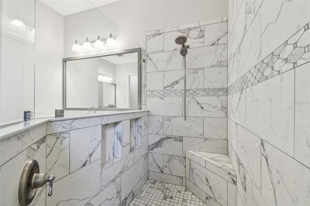 Bathroom, Interior, Marble Walls