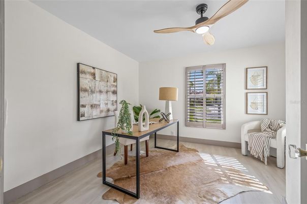 Home Office, Interior, Wood Texture Flooring
