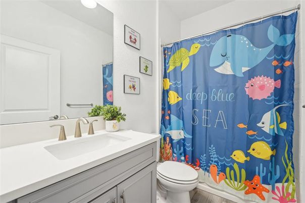 Bathroom, Interior, Wood Texture Flooring