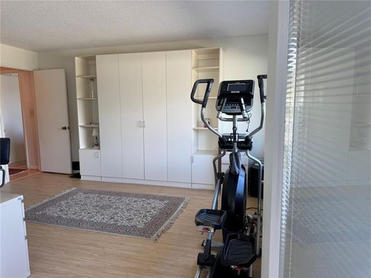 Fitness Equipment, Interior, Wood Texture Flooring