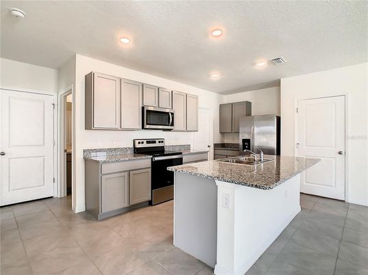 Interior, Kitchen, Recessed Lighting, Stainless Steel Appliances