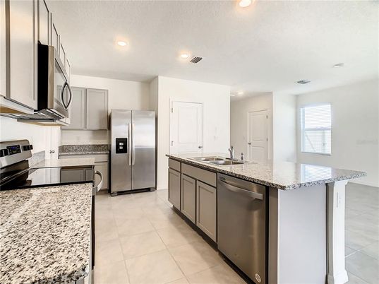 Interior, Kitchen, Recessed Lighting, Stainless Steel Appliances