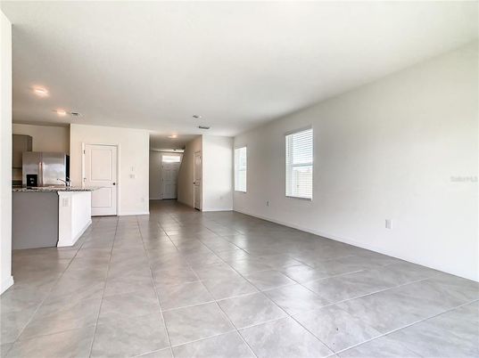 Empty room, Interior, Kitchen, Recessed Lighting