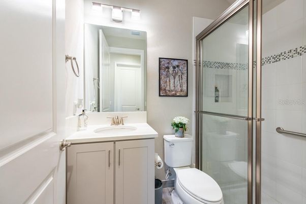 Bathroom, Glass Shower, Interior