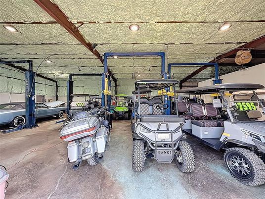 Garage, Interior, Recessed Lighting
