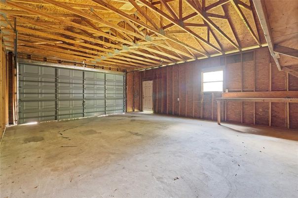 Garage, Interior, Wooden Beams, Wooden Ceilings, Wooden Walls