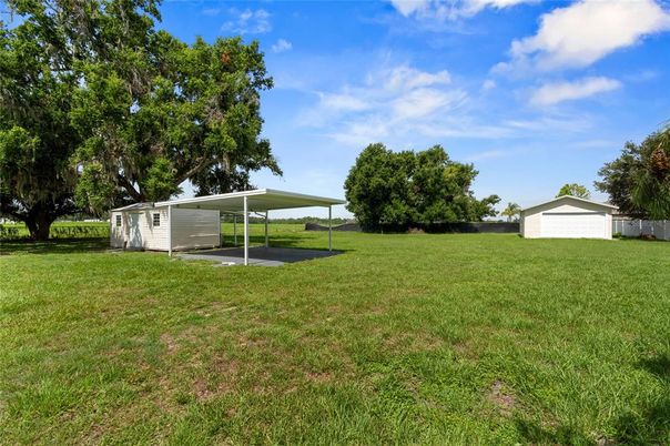 Backyard, Detached Garage, Exterior