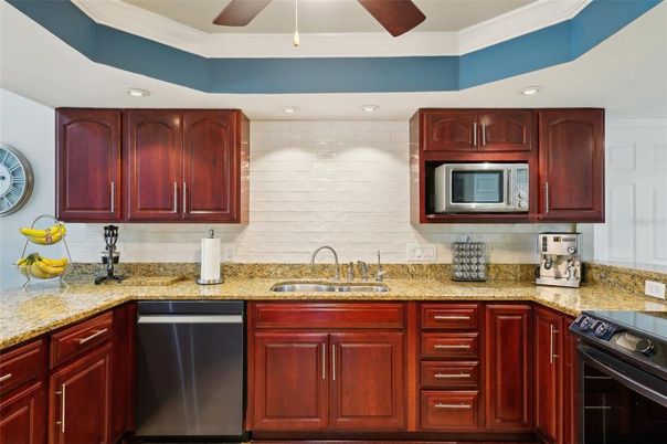 Interior, Kitchen, Recessed Lighting, Stainless Steel Appliances