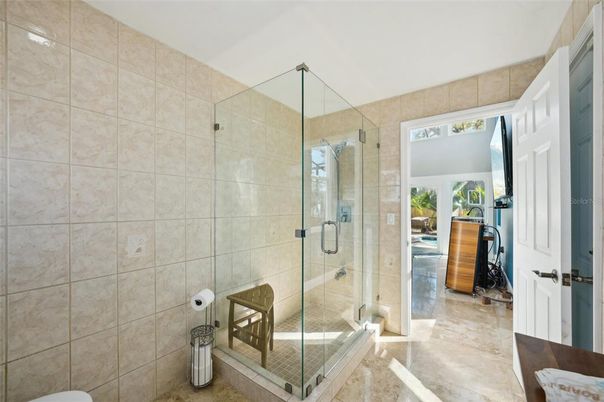 Bathroom, Glass Shower, Interior