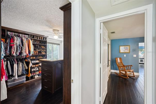Interior, Walk-in Closets, Wood Texture Flooring