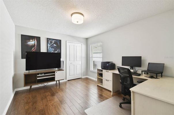 Home Office, Interior, Wood Texture Flooring