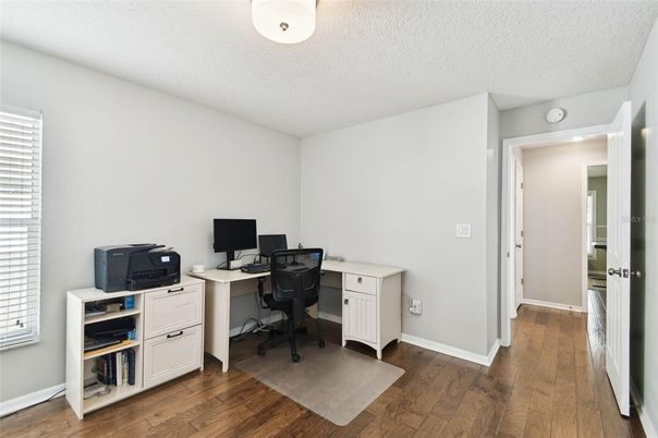 Home Office, Interior, Wood Texture Flooring