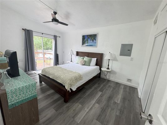Bedroom, Interior, Wood Texture Flooring