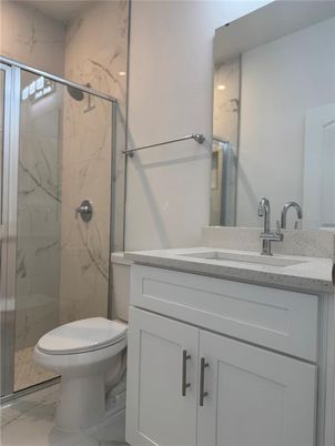 Bathroom, Glass Shower, Interior, Marble, Marble Walls