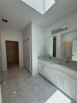 Bathroom, Dual Sink Vanities, Interior, Marble
