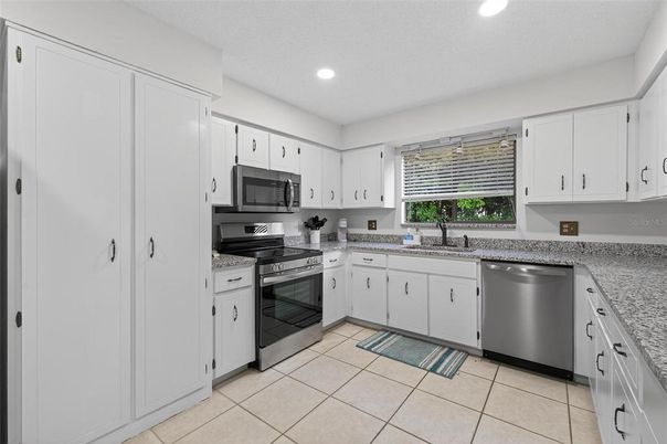 Interior, Kitchen, Recessed Lighting, Stainless Steel Appliances