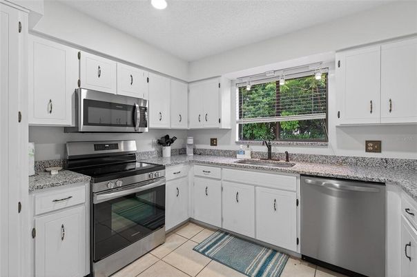 Interior, Kitchen, Recessed Lighting, Stainless Steel Appliances