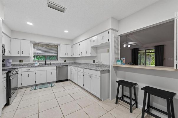 Interior, Kitchen, Recessed Lighting, Stainless Steel Appliances
