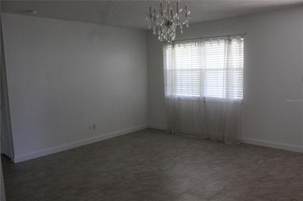 Chandelier, Empty room, Interior