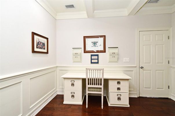 Home Office, Interior, Wood Texture Flooring