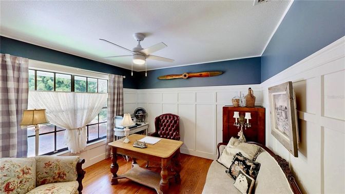 Home Office, Interior, Wood Texture Flooring