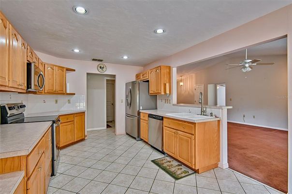 Interior, Kitchen, Recessed Lighting