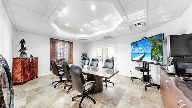 Home Office, Interior, Recessed Lighting