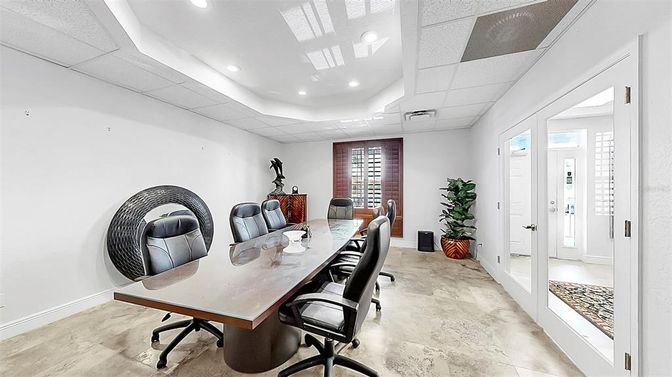 Home Office, Interior, Recessed Lighting
