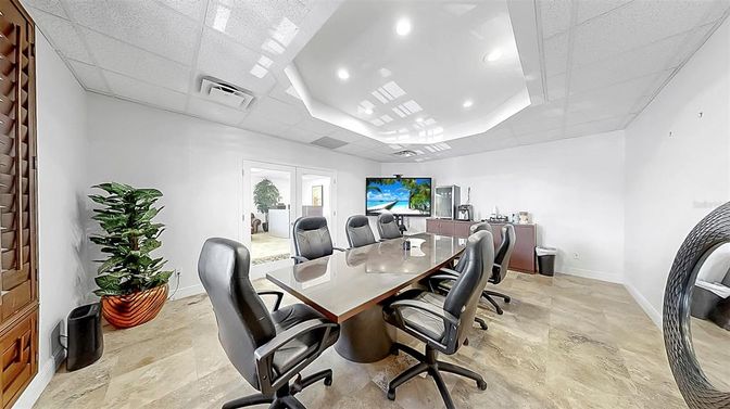 Home Office, Interior, Recessed Lighting