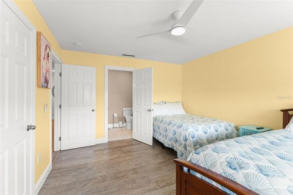 Bedroom, Interior, Wood Texture Flooring