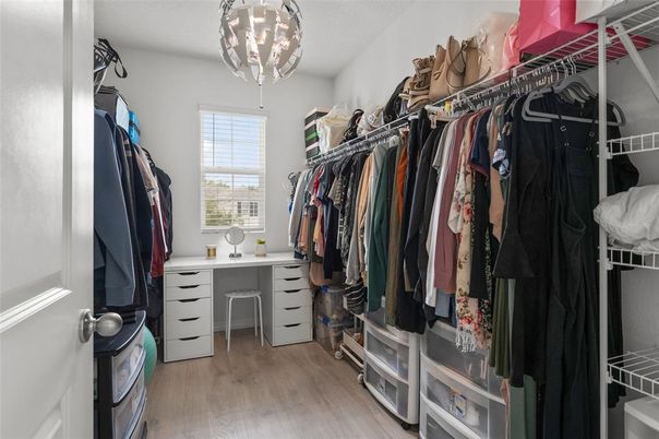 Interior, Pendant Lights, Walk-in Closets, Wood Texture Flooring