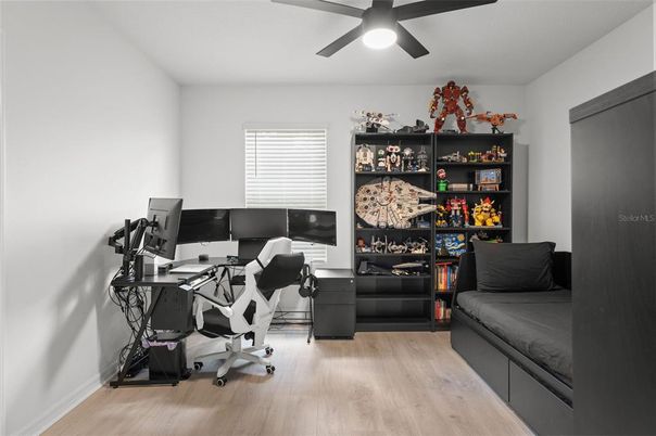 Home Office, Interior, Wood Texture Flooring