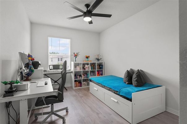Home Office, Interior, Wood Texture Flooring